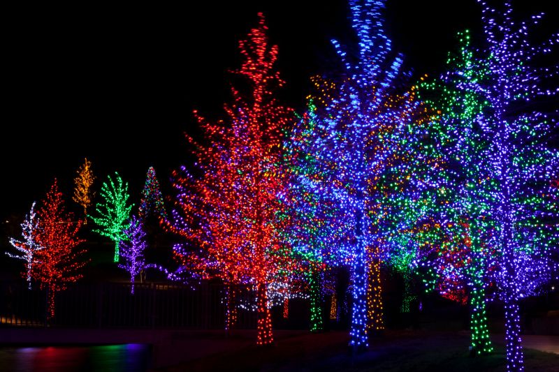 Christmas Lights Hanging in Olathe, KS