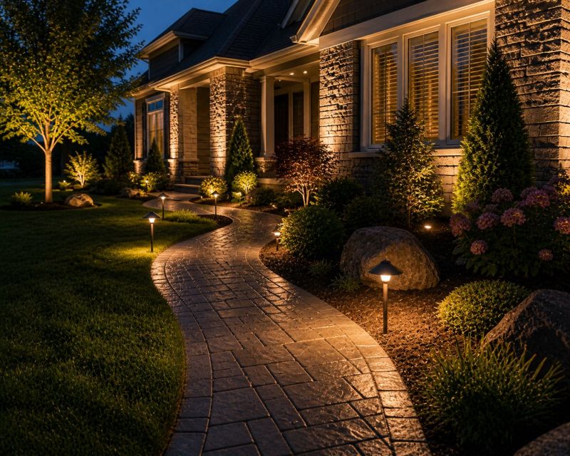 Garden Lighting Installation in Heber City, UT