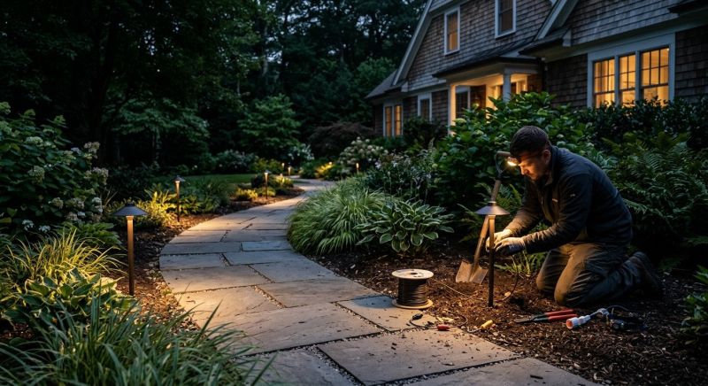 Landscape Lighting Installation in Olathe, KS