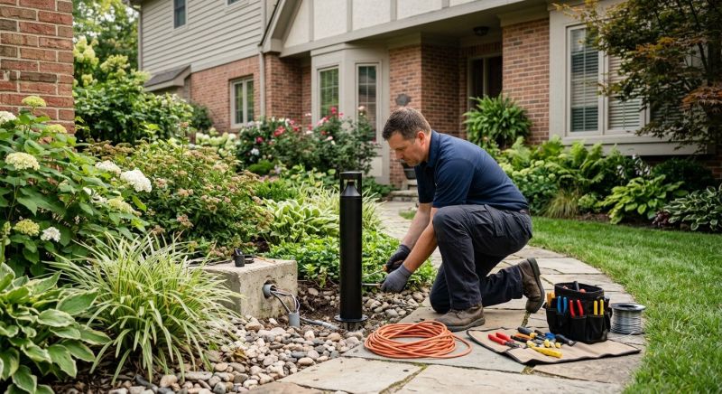 Patio Lights Installation in Olathe, KS